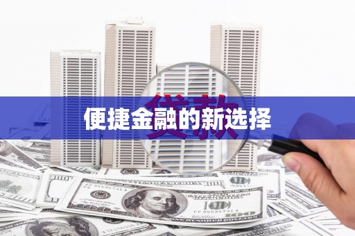 嘉定便捷金融的新选择