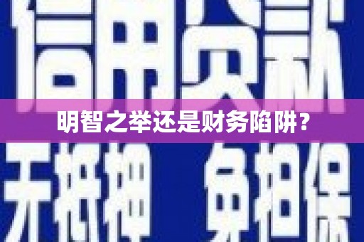 嘉定明智之举还是财务陷阱？