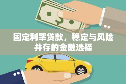 嘉定固定利率贷款，稳定与风险并存的金融选择