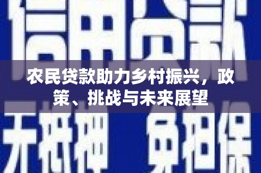嘉定农民贷款助力乡村振兴，政策、挑战与未来展望