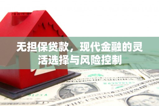 嘉定无担保贷款，现代金融的灵活选择与风险控制