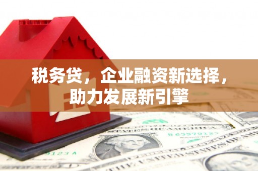 嘉定税务贷，企业融资新选择，助力发展新引擎