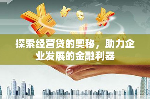 嘉定探索经营贷的奥秘，助力企业发展的金融利器