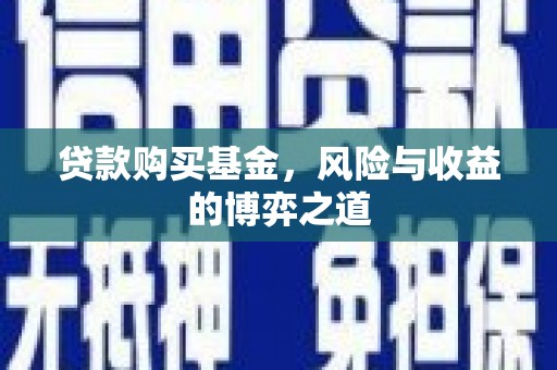嘉定贷款购买基金，风险与收益的博弈之道