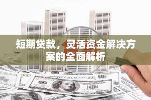 嘉定短期贷款，灵活资金解决方案的全面解析