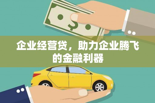 嘉定企业经营贷，助力企业腾飞的金融利器