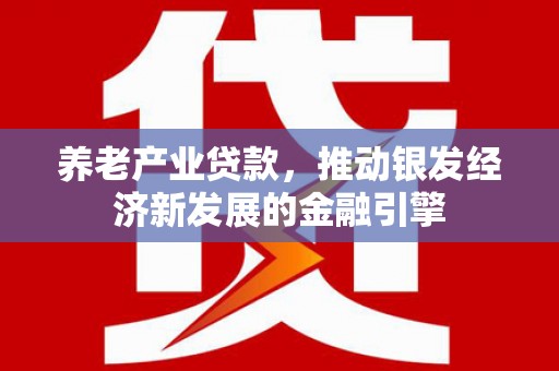 嘉定养老产业贷款，推动银发经济新发展的金融引擎