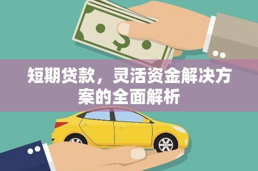 嘉定短期贷款，灵活资金解决方案的全面解析
