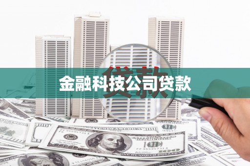 嘉定金融科技公司贷款