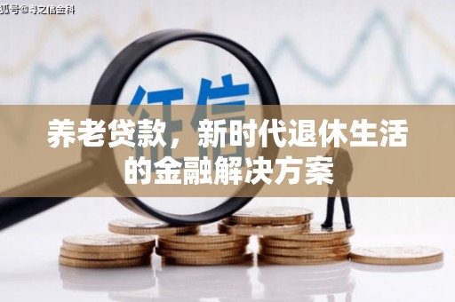 嘉定养老贷款，新时代退休生活的金融解决方案