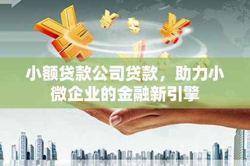 嘉定小额贷款公司贷款，助力小微企业的金融新引擎