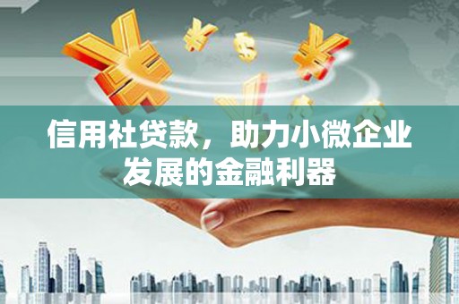 嘉定信用社贷款，助力小微企业发展的金融利器