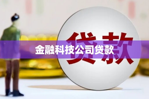 嘉定金融科技公司贷款