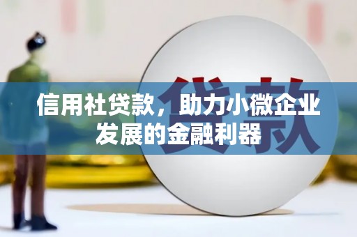 嘉定信用社贷款，助力小微企业发展的金融利器