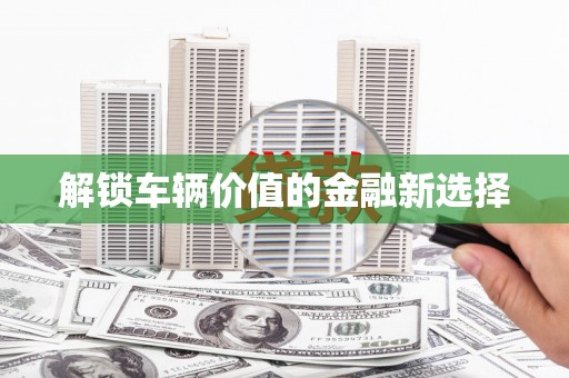 嘉定解锁车辆价值的金融新选择