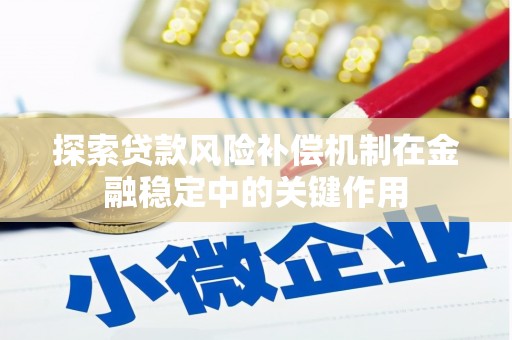 嘉定探索贷款风险补偿机制在金融稳定中的关键作用