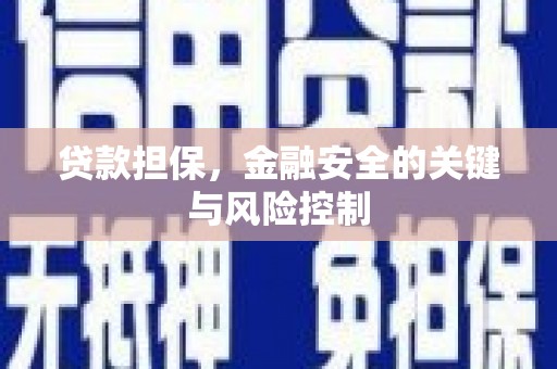 嘉定贷款担保，金融安全的关键与风险控制
