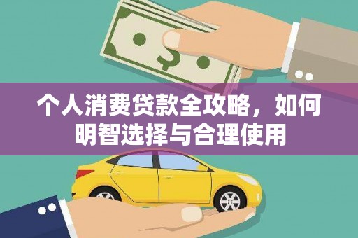 嘉定个人消费贷款全攻略，如何明智选择与合理使用